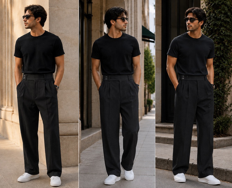 new collection شلوار نیم بگ پارچه لنین در4رنگ جذاب چهار سایز ۳۲-۳۳-۳۴-۳۶ با ضمانت دوخت و پارچه وشست ثبت سفارش: شماره تماس ا ۰۹۱۲۵۹۰۴۷۶۱
